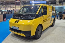 Farizon SV electric van at the 2025 CV Show in AA livery.