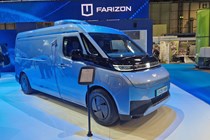 Farizon SV electric van at the 2025 CV Show, L2H2 refrigerated van