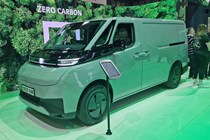 Farizon SV electric van at the 2025 CV Show, L1/H1