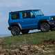 Suzuki Jimny review - front view, blue, off-road