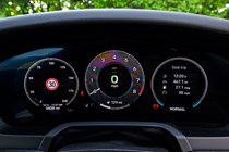 Porsche 911 Carrera T 992.2 digital instrument cluster