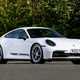 Porsche 911 992.2 Carrera T in white, static front three-quarter