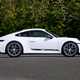 Porsche 911 992.2 Carrera T in white, static side shot