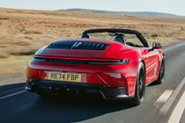 Porsche 911 GTS Cabriolet (2025): rear driving