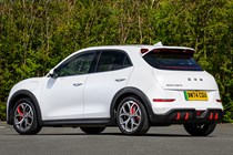 GWM Ora 03 review, white, static, rear three quarters | Parkers