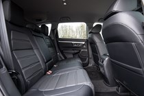 Honda CR-V (2023) review: rear seats, black upholstery