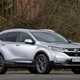 Honda CR-V (2023) review: front three quarter static, silver paint