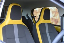 VW Up interior seat details
