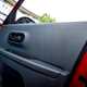 Fiat Panda (2025) review: Fiat-brand door cards, blue and black upholstery