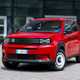 Fiat Panda (2025) review: front three quarter static, red paint