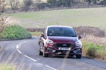 2022 Ford Fiesta EcoBoost Brilliant Berry, driving