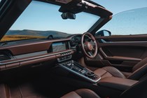 Porsche 911 Targa front interior