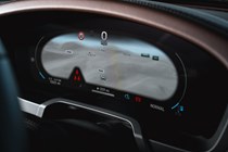 Porsche 911 Targa driver's display