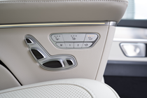 Mercedes-Benz V-Class (2024) seat adjustment buttons