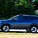 Dacia Bigster (2025) review: side view cornering, blue paint
