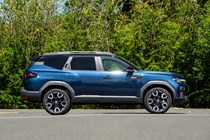 Dacia Bigster (2025) review: side view static, blue paint