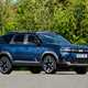 Dacia Bigster (2025) review: front three quarter static, blue paint