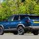 Dacia Bigster (2025) review: rear three quarter static, blue paint