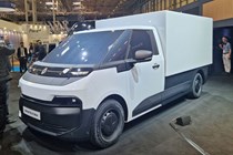 Renault Goelette E-Tech electric box van at 2025 CV Show