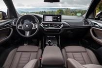 BMW X3 review (2021) main interior view