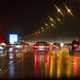 Image of motorway traffic in heavy rain