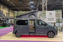 Image of the Citroen Holidays campervan, from the right-hand profile