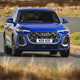 Audi Q5 Sportback review - front, blue, cornering