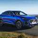 Audi Q5 Sportback review - front, blue