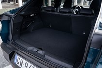 Alfa Romeo Junior Ibrida (2025) review: boot space, black carpet