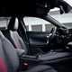 Alfa Romeo Junior Ibrida (2025) review: front seats, black upholstery