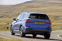 BMW X1 SUV '65 plate in blue driving