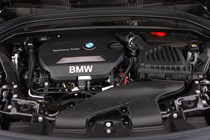 BMW 2016 X1 SUV Engine bay - twin power turbo