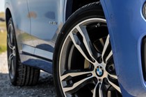 BMW X1 SUV (2015-) in blue sill and wheels