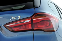 BMW X1 SUV (2015-) in blue - rear light cluster