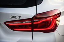 BMW X1 SUV (2015-) in white - rear light cluster