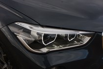 BMW 2016 X1 SUV Exterior detail - front headlamp