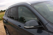 BMW 2016 X1 SUV Exterior detail - side windows - glass