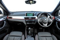 BMW X1 SUV Interior - driver and passenger seat UK rhd