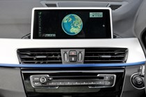 BMW X1 SUV Interior - navigation screen