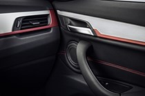 BMW X1 SUV Interior - speaker unit in door panel