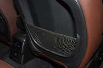 BMW 2016 X1 SUV Interior detail - rear air vents and magazine holder