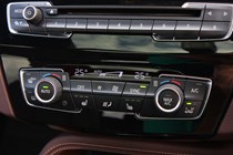 BMW 2016 X1 SUV Interior detail - air con controls