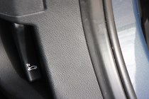 BMW 2016 X1 SUV Interior detail - bonnet release mechanism
