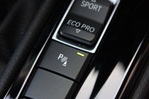 BMW 2016 X1 SUV Interior detail - 'Park Assist' control