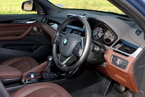BMW 2016 X1 SUV Interior detail - drivers front seat