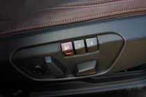 BMW 2016 X1 SUV Interior detail seat position pre-sets