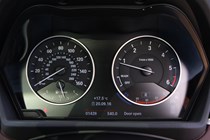 BMW 2016 X1 SUV Interior detail - main dashboard diplay