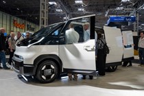 Kia PV5 electric van at the 2025 CV Show
