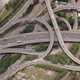 Aerial view of Spaghetti Junction