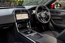 Jaguar XE (2020) interior view